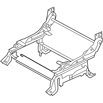 Nissan 87450-ZJ00A ADJUSTER Assembly Front Seat, LH