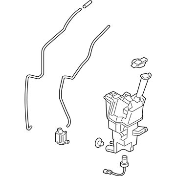 Hyundai 98620-A5010 Windshield Washer Reservoir Assembly