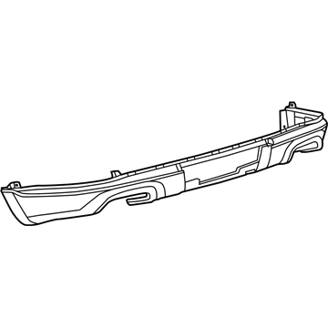 Mopar 1VQ67TZZAA Rear Bumper Cover Lower