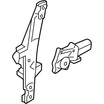 Ford 5W4Z-5427008-A Window Regulator