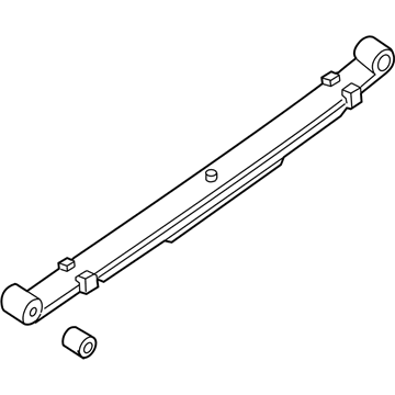 Nissan 55020-7Z001 Spring Assy-Leaf, Rear