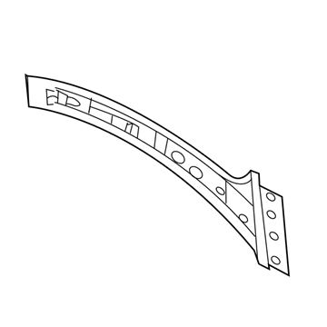 Nissan G6531-3TAMA Pillar Assy-Center, Inner LH