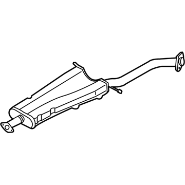 Infiniti 20300-7W205 Exhaust Sub Muffler Assembly