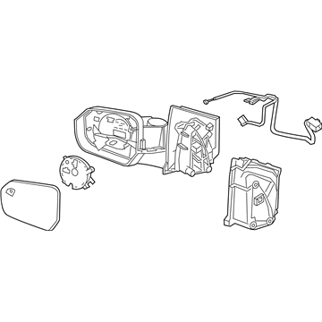 GM 84269466 Mirror Assembly