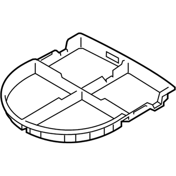 Hyundai 85750-G2000-T9Y Tray-Luggage, Center