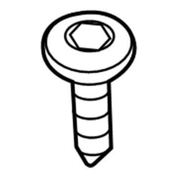 BMW 51-16-2-755-697 Screw For Thermoplastic Plastics