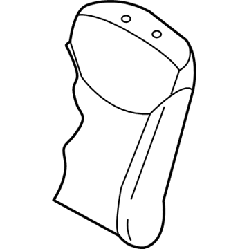 Hyundai 88360-3Y000-PBS Front Driver Side Seat Back Covering