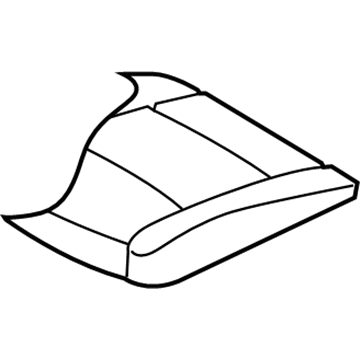 Hyundai 88160-3Y000-PBS Front Driver Side Seat Cushion Covering