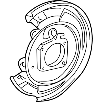 GM 19184536 Shield, Rear Brake