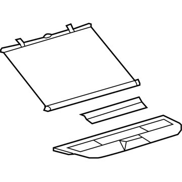 Toyota 64330-06540-B1 Package Tray Trim