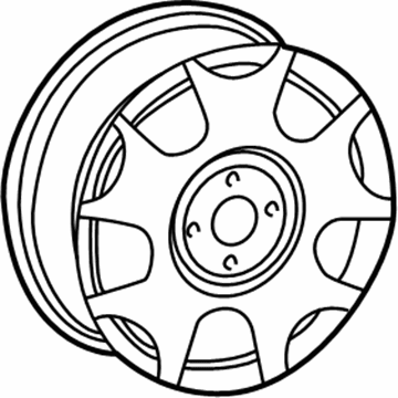 GM 9593543 Wheel, Alloy