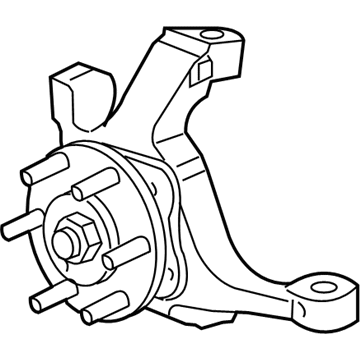 Mopar 68272306AA Front Knuckle Right