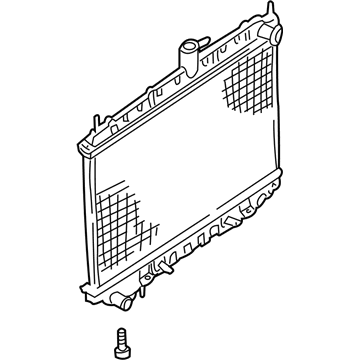 Nissan 21460-ZK30A Radiator Assy