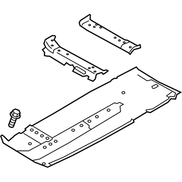 Nissan 74320-6CA0A Floor Front