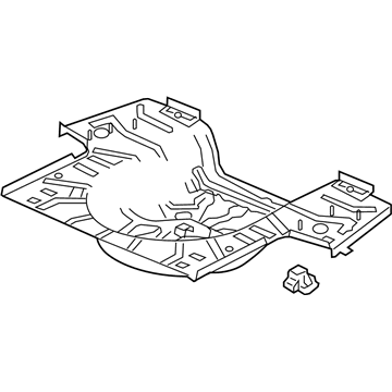 GM 22970518 Panel, Rear Floor