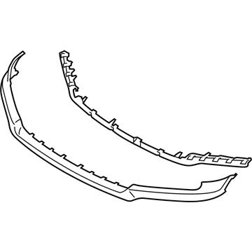 Ford JL3Z-17D957-BAPTM Upper Molding