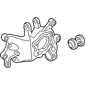 Hyundai 52720-D3300 Carrier Assembly-Rear Axle, RH