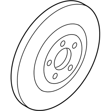 Nissan 40206-KJ10A Rotor-Disc Brake, Front