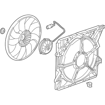 GM 25931645 Fan Shroud