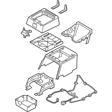 Mopar 1DL12XDHAA BOX/BIN-Floor