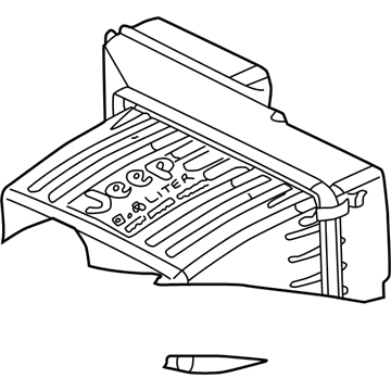 Mopar 53013102AA Body-Air Cleaner