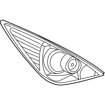 Nissan 26559-EM30A Body Assembly - Combination Lamp, LH