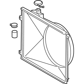 Toyota 16711-0P320 Fan Shroud