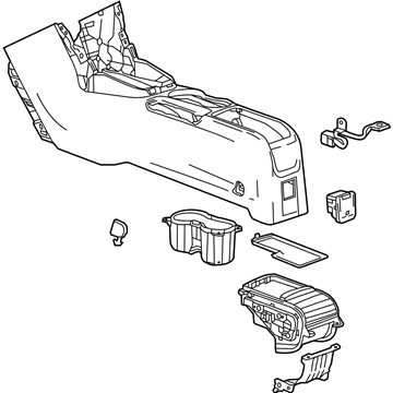 GM 95300724 Center Console