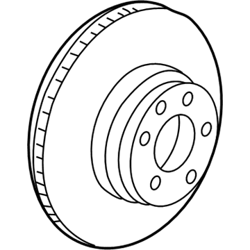 BMW 34-11-2-229-528 Brake Disc, Ventilated, Right