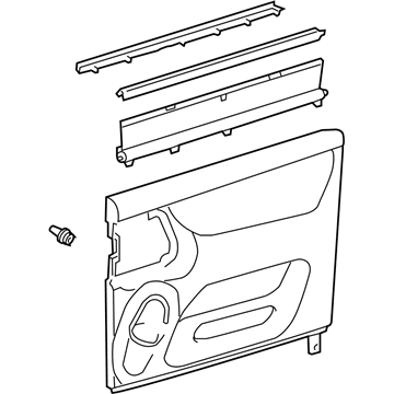 Toyota 67690-08091-B0 Door Trim Panel