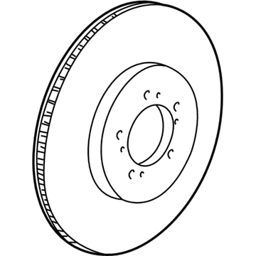 Honda 45251-SZ3-000 Disk, Front Brake (15")