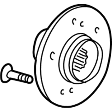 Acura 44600-SZ5-000 Hub Assembly, Front