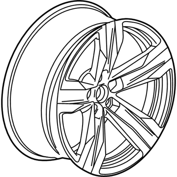 GM 9599038 Wheel, Alloy