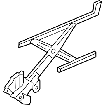 Honda 72211-TR0-A01 Regulator Assembly, Right Front Door