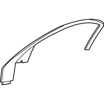 Ford XW4Z5420890AAC Window Trim