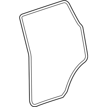 Mopar 5116400AF WEATHERSTRIP-Rear Door Body Mounted