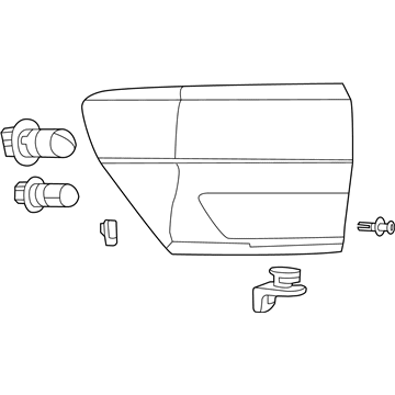 Mopar 55079421AG Lamp-Tail