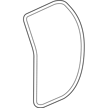 GM 25962302 Weatherstrip-Rear Side Door *Light Ttnum