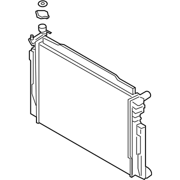 Kia 25310J5020 Radiator Assembly