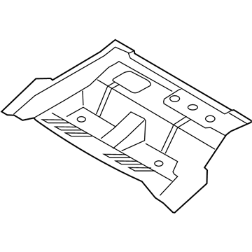 Hyundai 65511-3S100 Panel Assembly-Rear Floor, Front