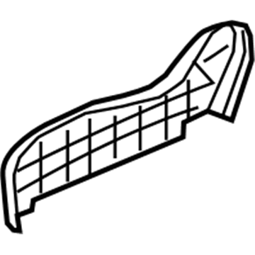 Hyundai 88281-3V300-HZ Shield Cover-Seat Passenger Outer