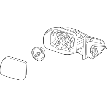 Ford NZ6Z-17683-B MIRROR ASY - REAR VIEW OUTER