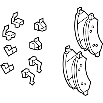 Mopar 2AMV1350AC Pad Kit-Front Disc Brake