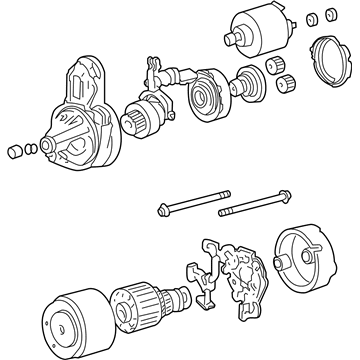 Kia 361003C150RU REMAN Starter