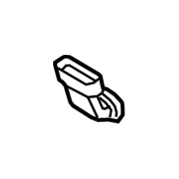Kia 885603R000 Duct-Front Cushion, Lower