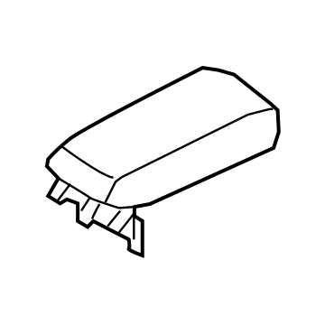 Kia 84660D5000FF4 Console Armrest Assembly
