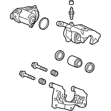 Honda 43019-T7D-010 Rear Caliper Sub-Assembly