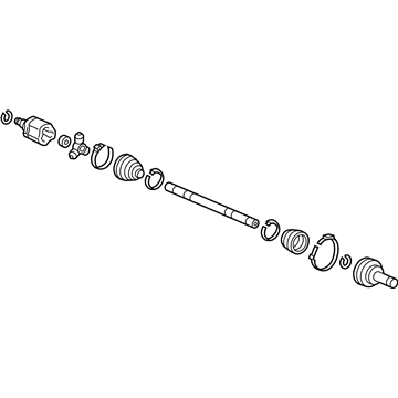 Honda 44306-TK8-A22 Driveshaft Assembly, Driver Side