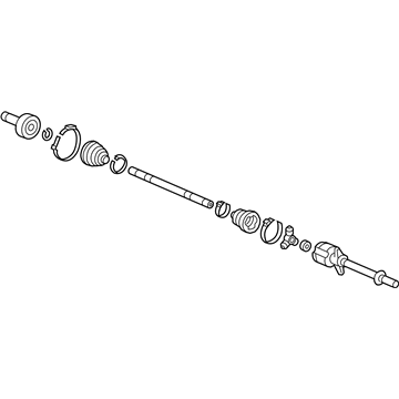 Honda 44305-TK8-A21 Driveshaft Assembly, Passenger Side