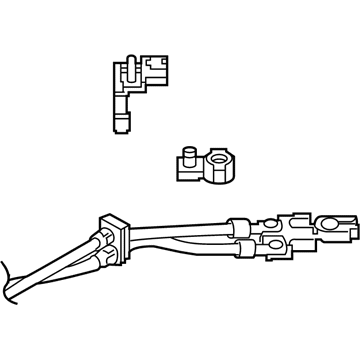 Infiniti 24105-1NA0A Cable Assy-Battery To Starter Motor